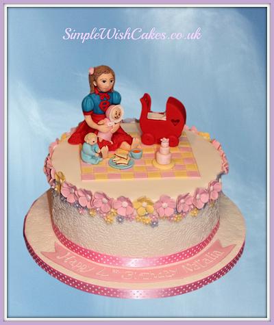 Little Girl's Picnic - Cake by Stef and Carla (Simple Wish Cakes)