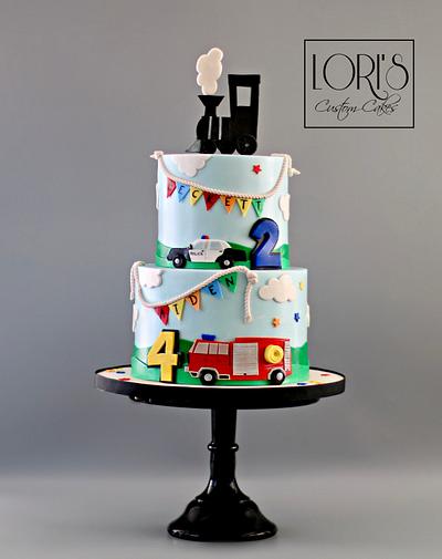 For the boys  - Cake by Lori Mahoney (Lori's Custom Cakes) 