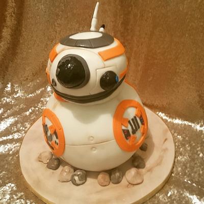 BB-8 star wars Cake - Cake by onceuponatimecakes