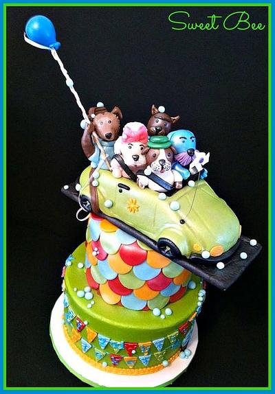 My Truck Is Stuck themed cake - Cake by Tiffany Palmer