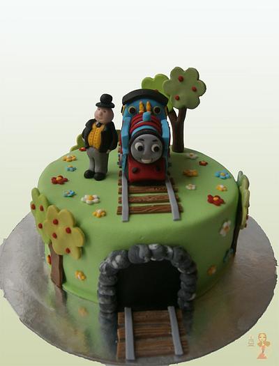 Thomas the tank cake - Cake by Make me a cake