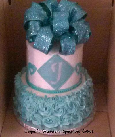5th Wedding Anniversary - Cake by Sharon Cooper