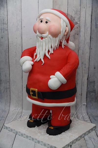 Santa Claus cake  - Cake by Janette Bakes