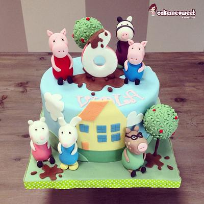 Peppa pig cake  - Cake by Naike Lanza
