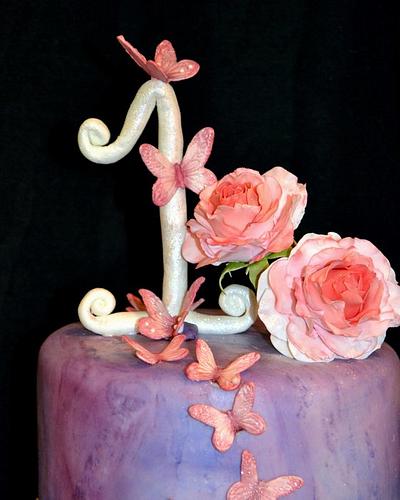 Victorian Butterfly Cake - Cake by Jenny Kennedy Jenny's Haute Cakes