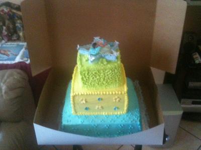 My little star babyshower cake  - Cake by cely717