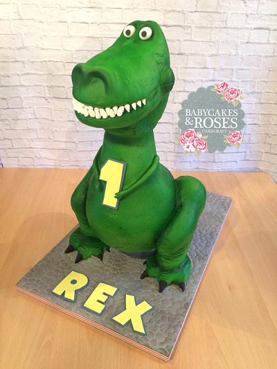 Rex Dinosaur Cake - Cake by Babycakes & Roses Cakecraft