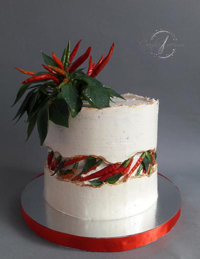 Chili fault line cake  - Cake by Mariya Gechekova