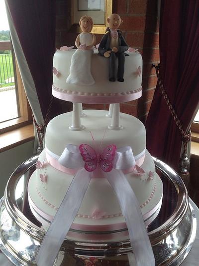 Butterfly Wedding Cake - Cake by Cherry Delbridge