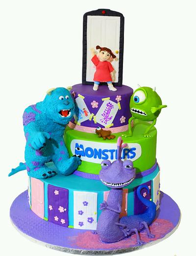 Monsters Inc. - Cake by Irina-Adriana