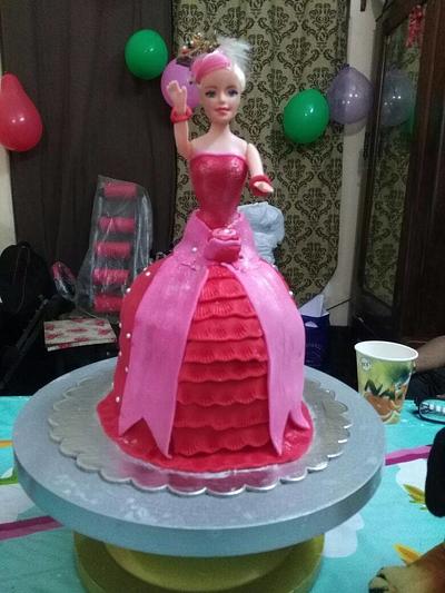 Barbie Doll Cake - Cake by Paramjit