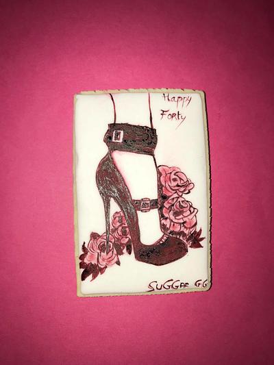 High heel icing cookie - Cake by suGGar GG