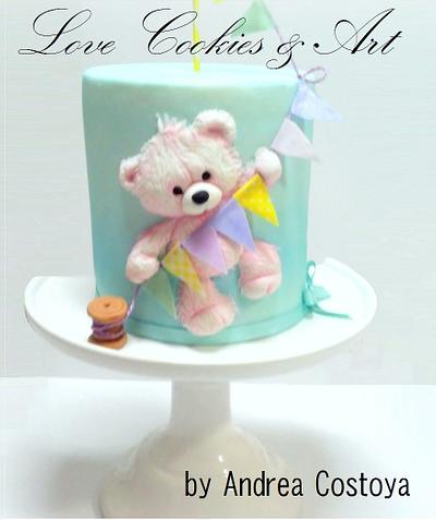 Teddy Bear Cake - Cake by Andrea Costoya