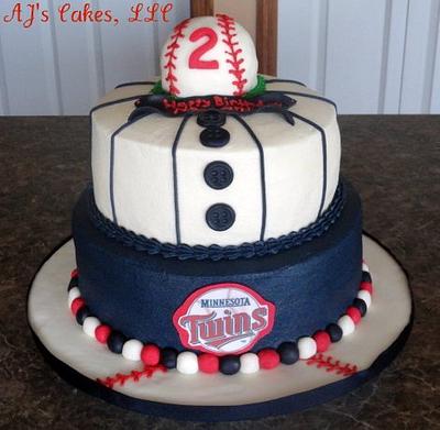 Minnesota Twins Baseball Cake - Cake by Amanda Reinsbach