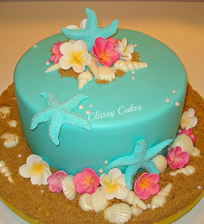 Tiffany Seashore - Cake by Classy Cakes By Diane