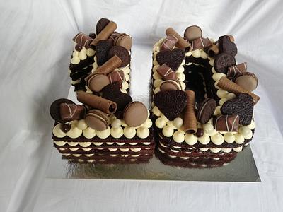 Торта цифри - Cake by CakeBI9
