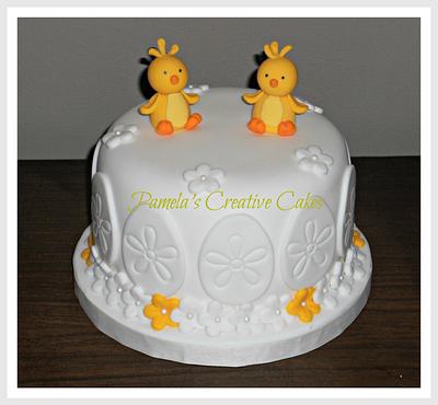 Easter Chicks - Cake by Pamela Sampson Cakes