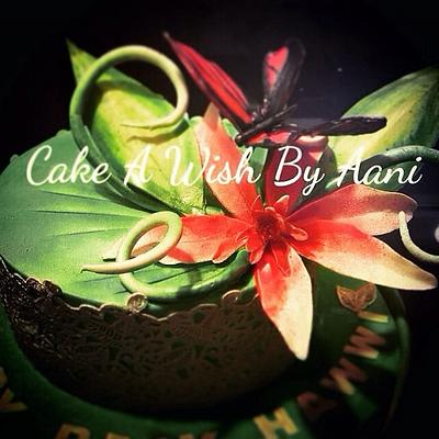 Garden themed cake - Cake by Aani