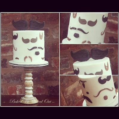 Moustache Cake - Cake by Bakedincakedout