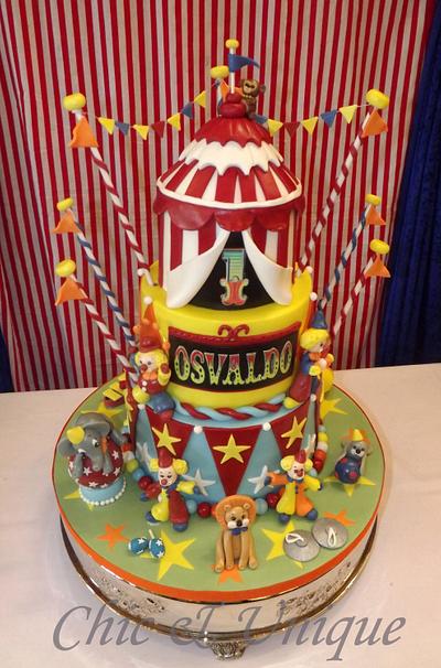 Circus has come to town! - Cake by Sharon Young
