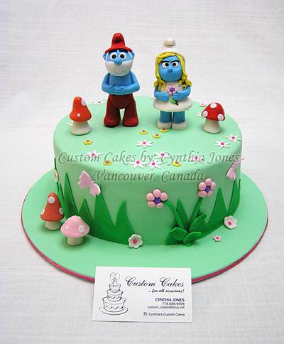 Smurfs cake ... - Cake by Cynthia Jones