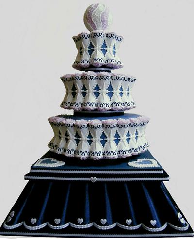 Royal Iced Wedding Cake - Cake by Mandy's Sugarcraft