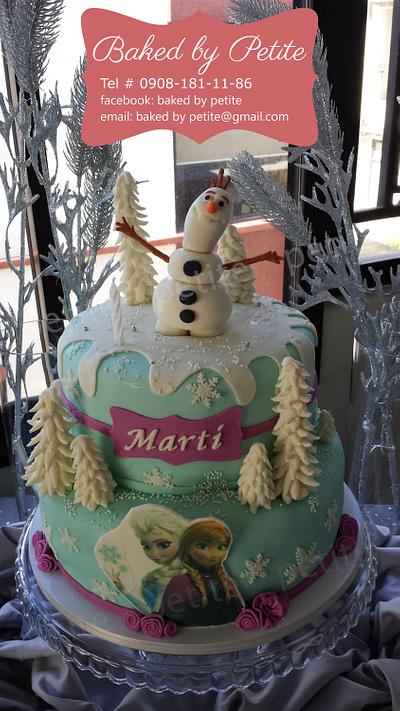 Frozen Cake - Cake by Baked by Petite