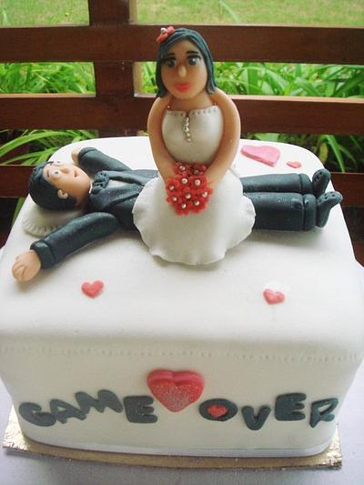 AFTER WEDDING PARTY CAKE ;) - Cake by Niha Naina