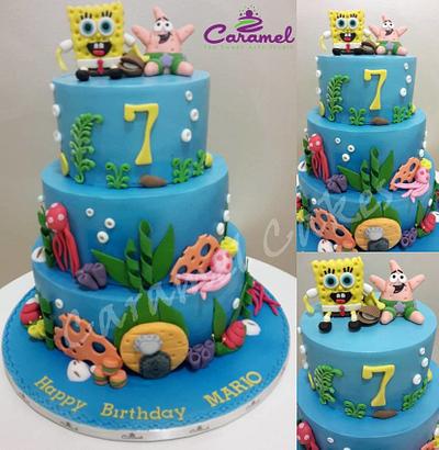 Sponge Bob Cake - Cake by Caramel Doha