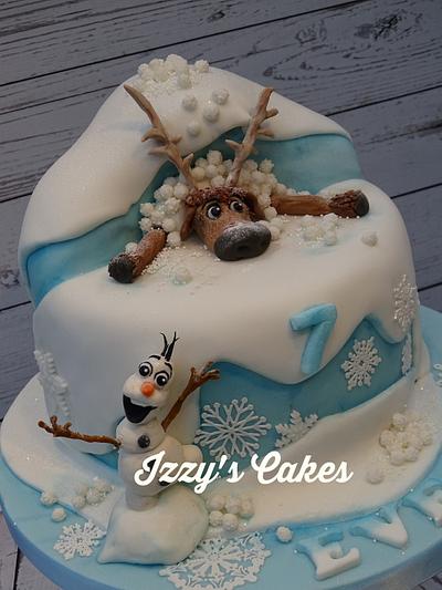 Sven and Olaf! - Cake by The Rosehip Bakery