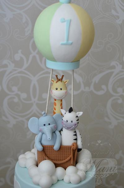 Hot air balloon cake - Cake by designed by mani