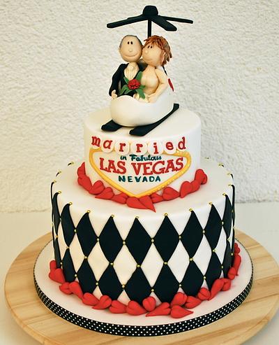 Las Vegas Wedding Cake - Cake by Simone Barton