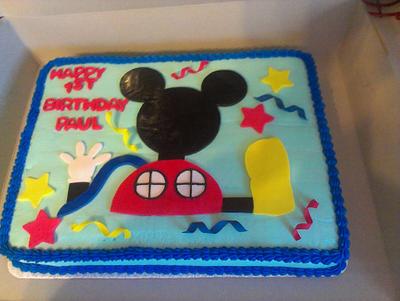 Mickey Mouse Clubhouse - Cake by YoureBakingMeCrazy