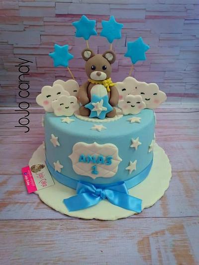 1st birthday cake by hala - Cake by Jojo