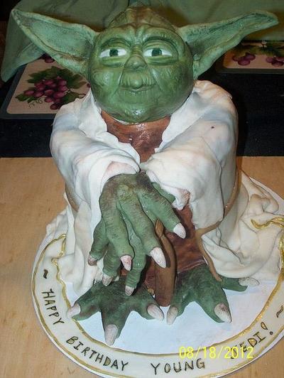 Yoda Cake - Cake by Bella Noche Cakes