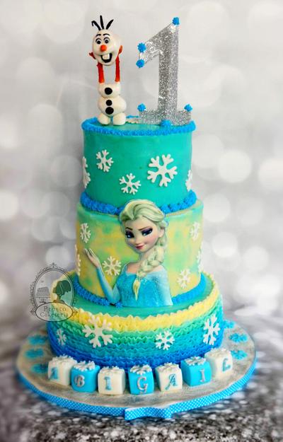 Frozen Elsa Cake - Cake by Aarthi