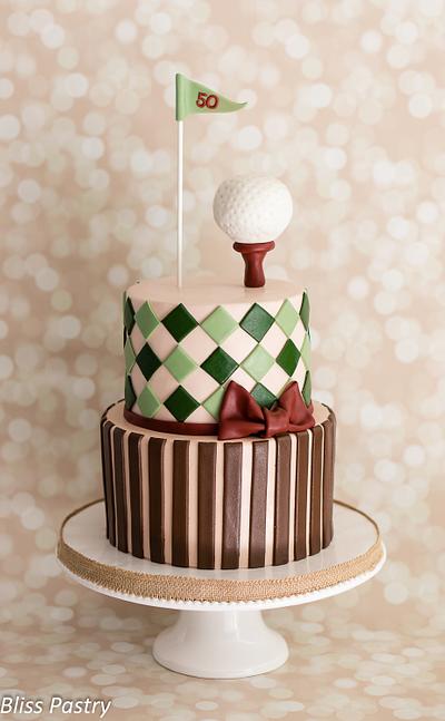 Vintage Golf Birthday Cake - Cake by Bliss Pastry
