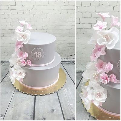 some flowers in pastels - Cake by LilaVanilla