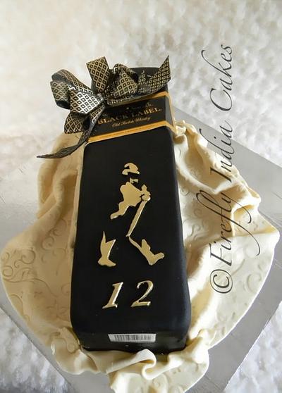 Black label cake - Cake by Firefly India by Pavani Kaur