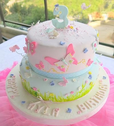 Chasse aux papillons! - Cake by Sugar&Spice by NA
