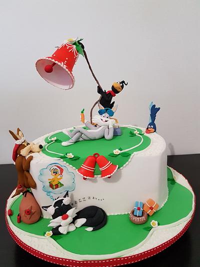 A very looney Christmas - Cake by Hong Guan