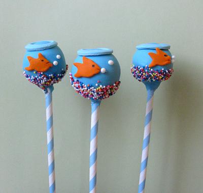 Fishbowl Cake Pops - Cake by Sweet Creations