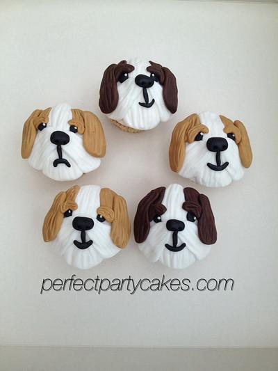 Dog cupcakes  - Cake by Perfect Party Cakes (Sharon Ward)