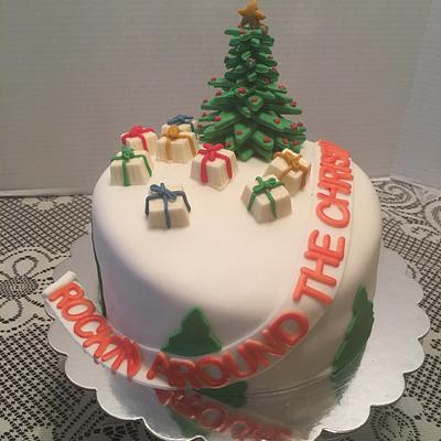 Rockin around the Christmas tree cake - Cake by Sweet Confections by Karen