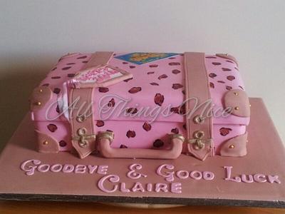 Saying goodbye with cake ;)  - Cake by All things nice 