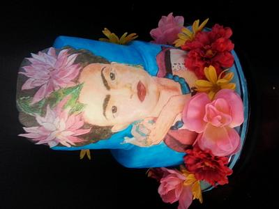 Frida Kahlo inspired cake - Cake by ttidoran