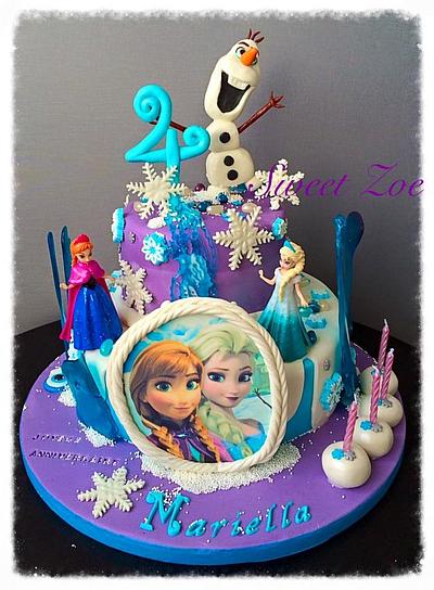 Frozen Cake - Cake by Dimitra Mylona - Sweet Zoe Cakes