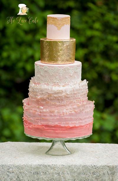 Pink Lace Cake - Cake by Deva Williamson 
