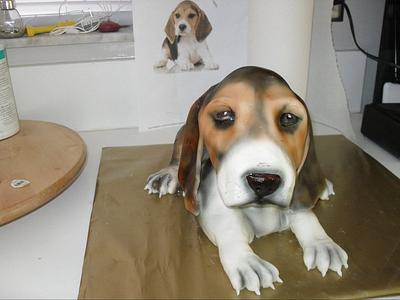 Beagle - Cake by Andrea