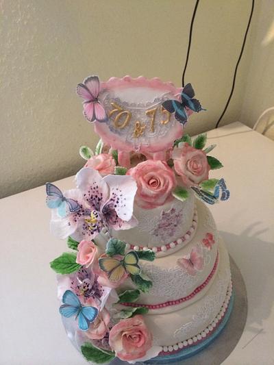 Flowercake - Cake by Tina's Cake's